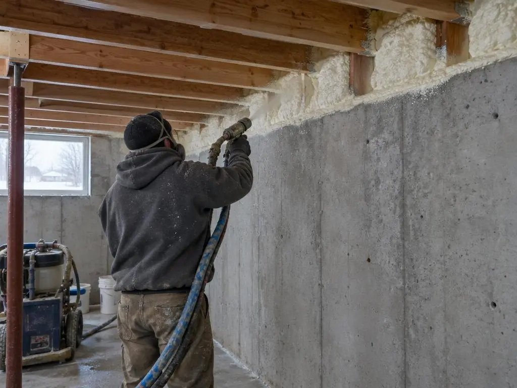 Basement Wall & Rim Joist Insulation in Des Moines, IA